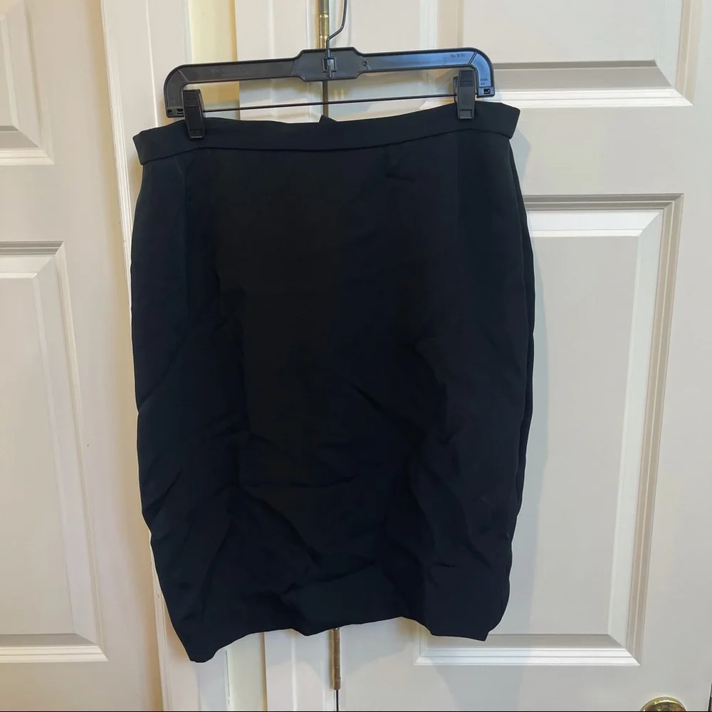 Genny Cro Vintage Black Pencil Skirt - Picture 3 of 8